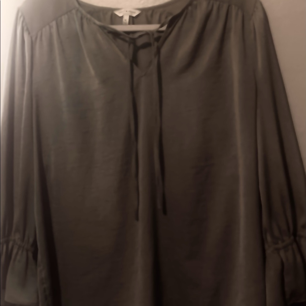 Woman’s Blouse Gray  Lucky Brand size M